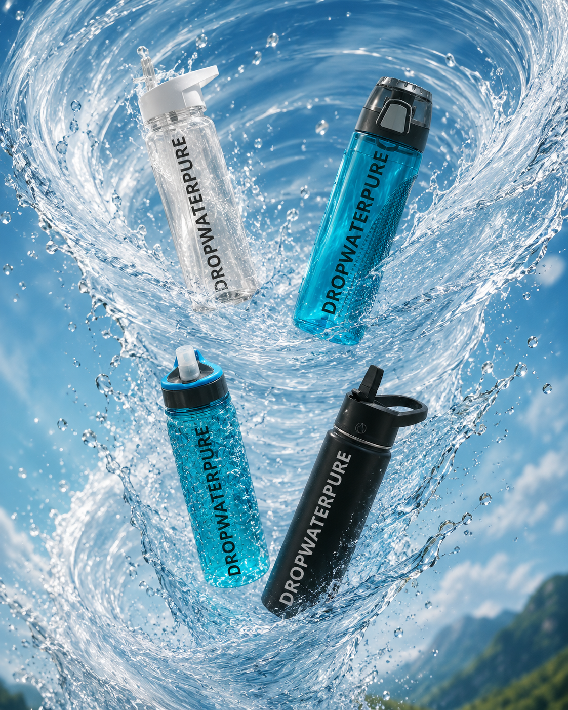 Modern Reusable Water Bottles Designed for Everyday Hydration and Active Living